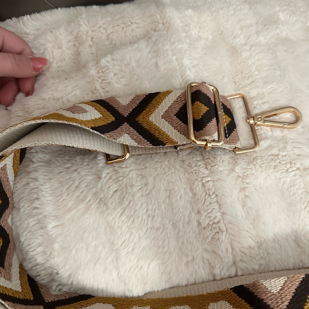 Geometric Patterned Bag Strap - image 6